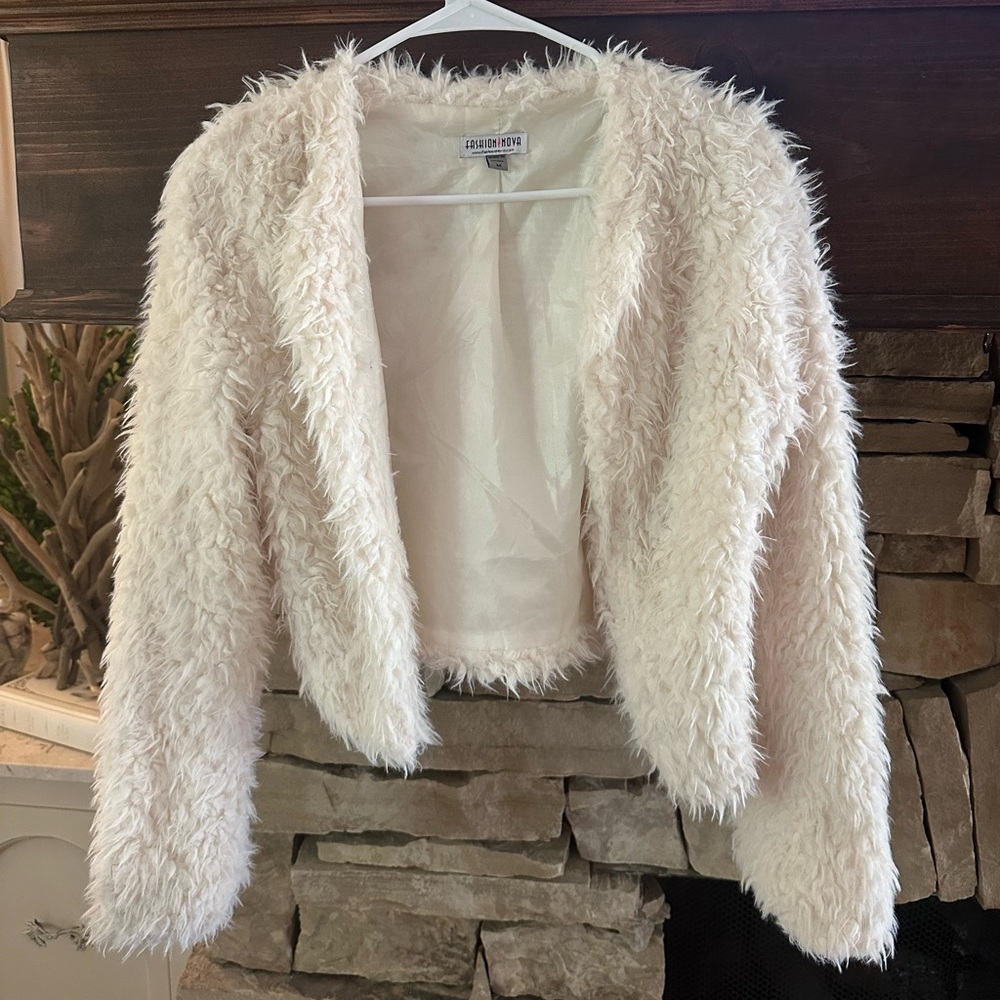 White Teddy Coat